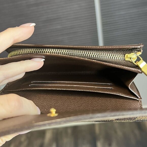 LOUIS VUITTON Bifold Wallet Portefeuille Tresor Damier Ebene - Picture 5 of 12